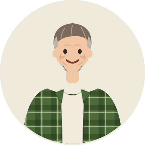 Illustrated persona Marcus Vance